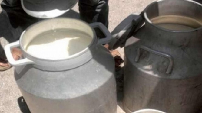 ضبط 400 كيلو حليب فاسد ومواد