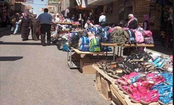 عجلون : البسطات العشوائية تعيق حركة