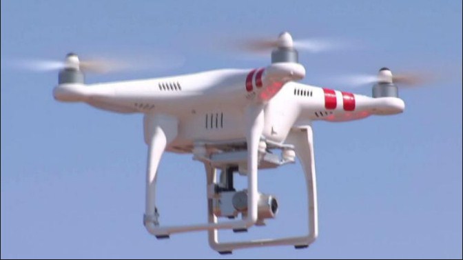 رصد وتدمير طائرة بدون طيار حاولت