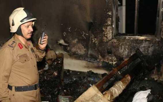 حريق فندق في مكة المكرمة