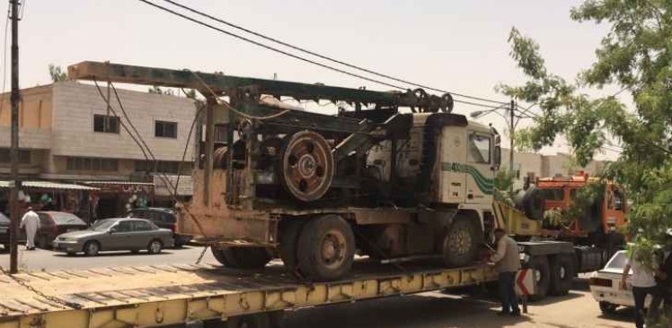 «المياه» تضبط حفارة مخالفة في اربد