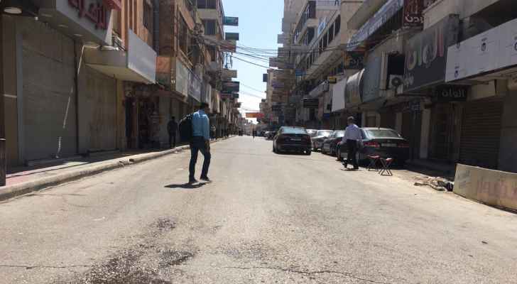 بالصور: سوق إربد ’خالي من المواطنين‘