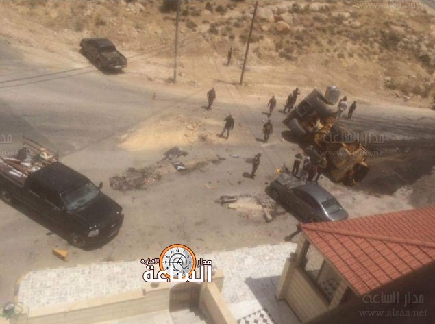 اصابة اثر تدهور جرافة في شفا