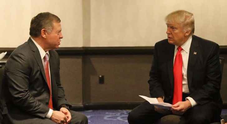 الملك وترامب يتفقان على عقد قمة