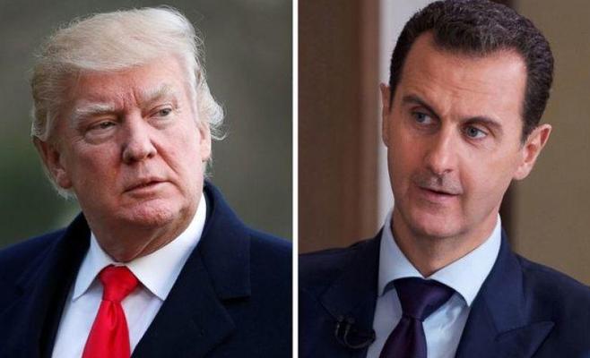الأسد يرد على وصف ترامب له