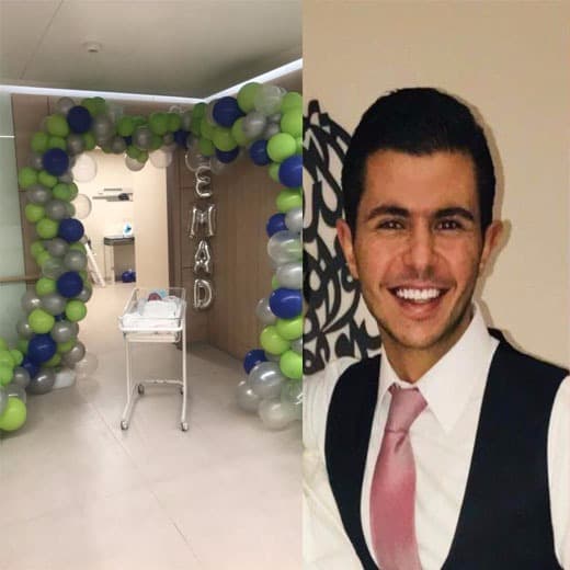 الشخاترة يفرحون بقدوم عماد