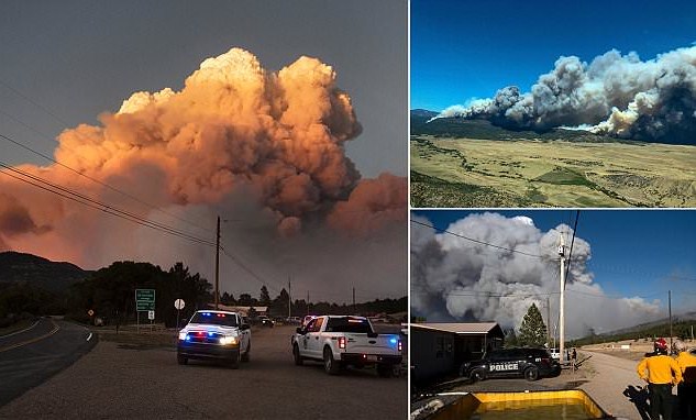 حريق هائل في نيومكسيكو الأمريكية يجبر