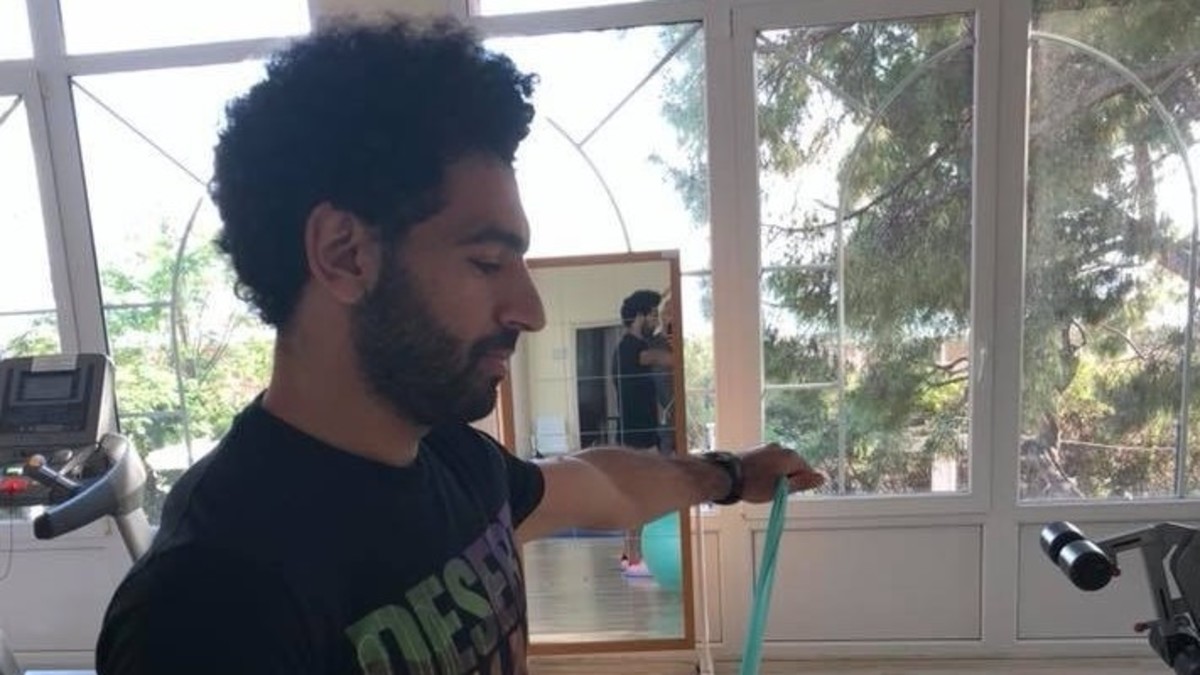 صورة جديدة.. . محمد صلاح يجري