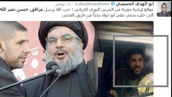 الحارس الخاص لحسن نصرالله ببزّته العسكرية