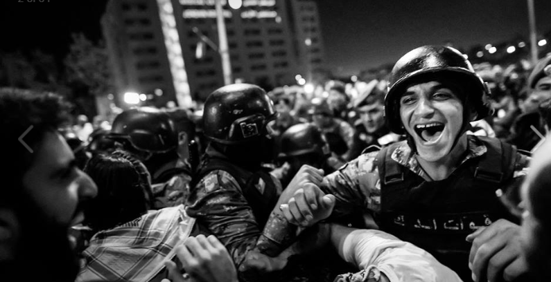 الدركي الفناطسة يعلق على صورته التي