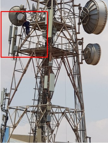 شاب يهدد بالانتحار من اعلى برج