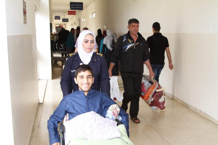 ستة من مصابي غزة يغادرون مدينة