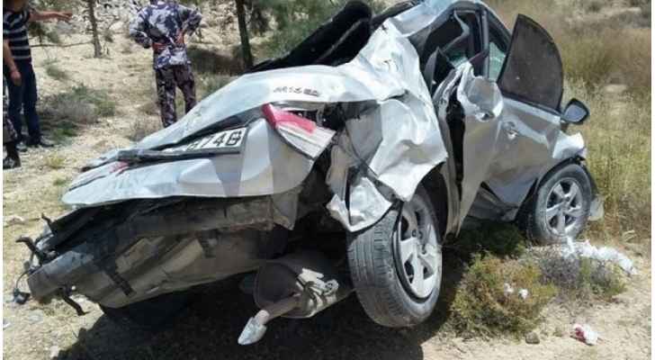 وفاة وإصابة بحادث تدهور في البلقاء