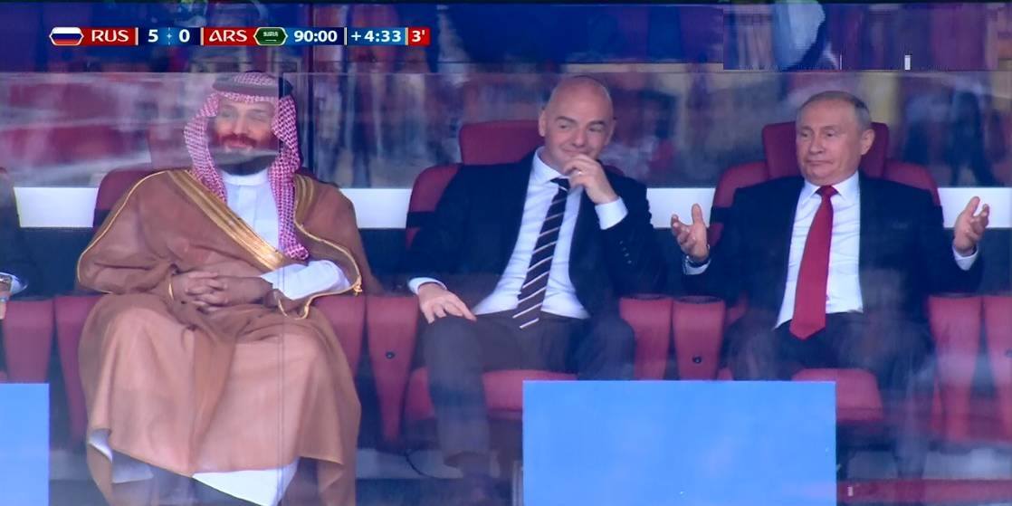 الأمير بن سلمان تأثر بعد الخسارة