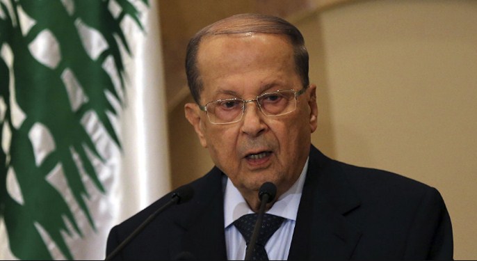 عون يدعو اميركا لدعم موقف لبنان