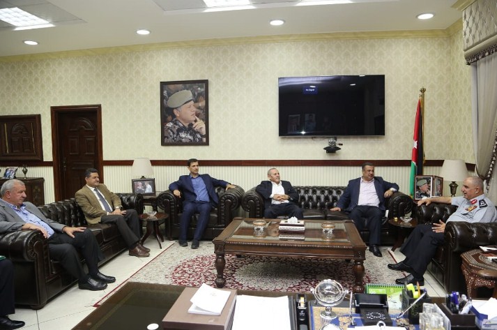 اللواء البزايعه يلتقي مدير مدينة الملك