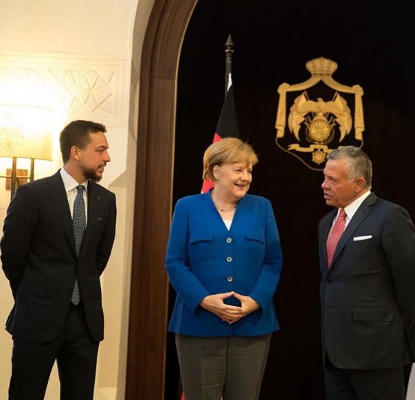 ولي العهد: سعدت بلقاء ميركل