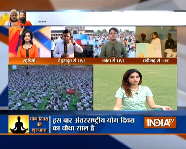 درس يوغا يحقق رقما عالميا بـ