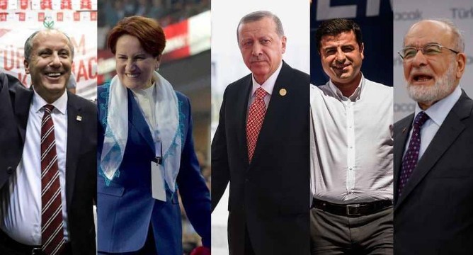 ستة مرشحين للانتخابات الرئاسية في تركيا