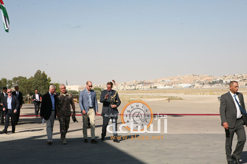 الأمير وليام يغادر الأردن الى الأراضي