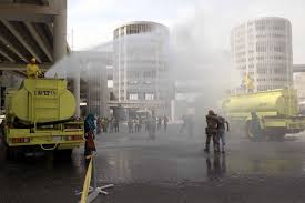 الدفاع المدني يسيطر على حادثة تسرب