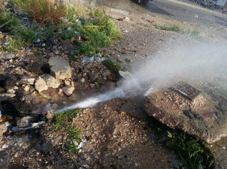 مياهنا: اعتداءات مواطنين تسببت بإغلاق خط