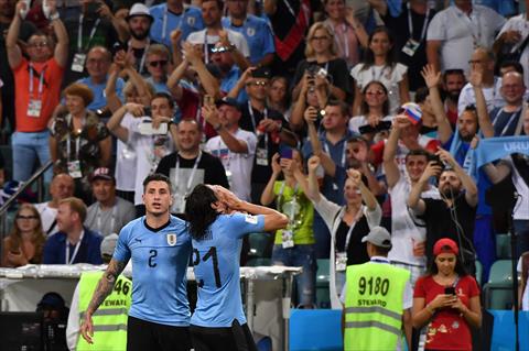 الاوروغواي تهزم البرتغال وتلحق رونالدو بميسي