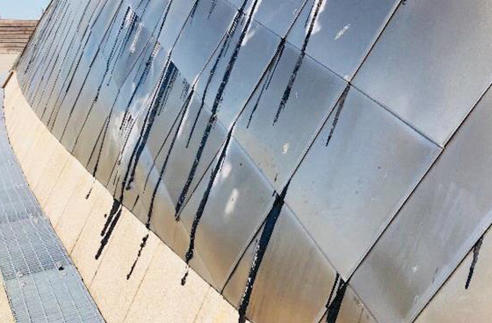 المباني تذوب من شدة الحر في