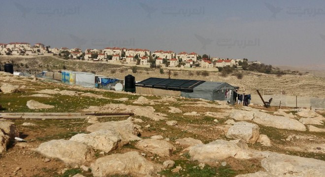 الاحتلال يسارع باجراءات هدم الخان الاحمر