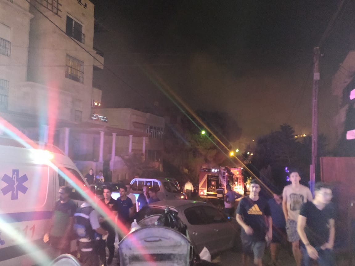 إصابة سيدة بحريق شقة سكنية اثر