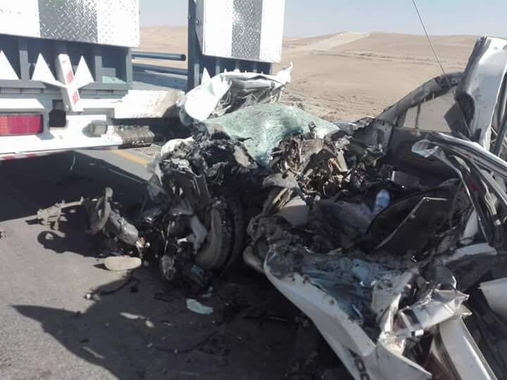 3 وفيات بتصادم «بك اب» و«ونش»