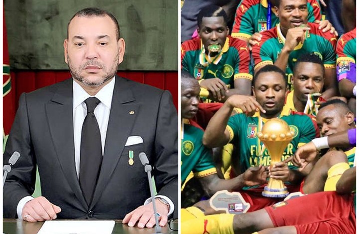 ملك المغرب يهنئ الكاميرون بتتويجها بكأس