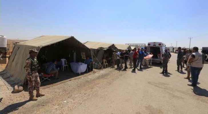 الأردن تعامل مع 1694 مصابا سوريا