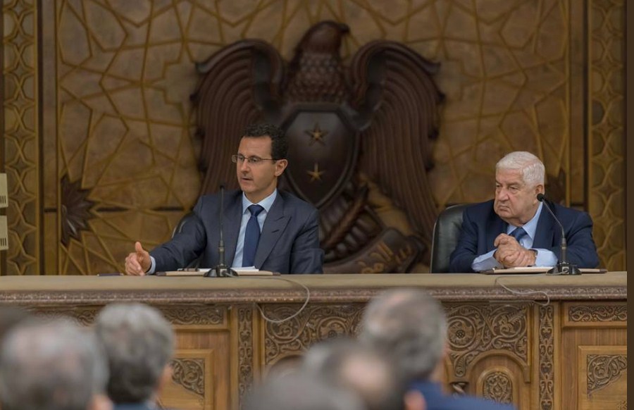 الأسد: إعادة الإعمار هي أولى الأولويات