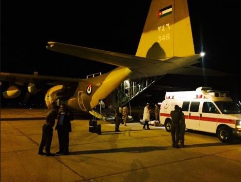 وصول طائرة اخلاء طبي لعائلة اردنية
