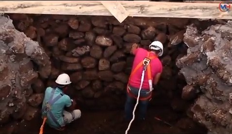 بالفيديو.. زلزال بالمكسيك يكشف النقاب عن