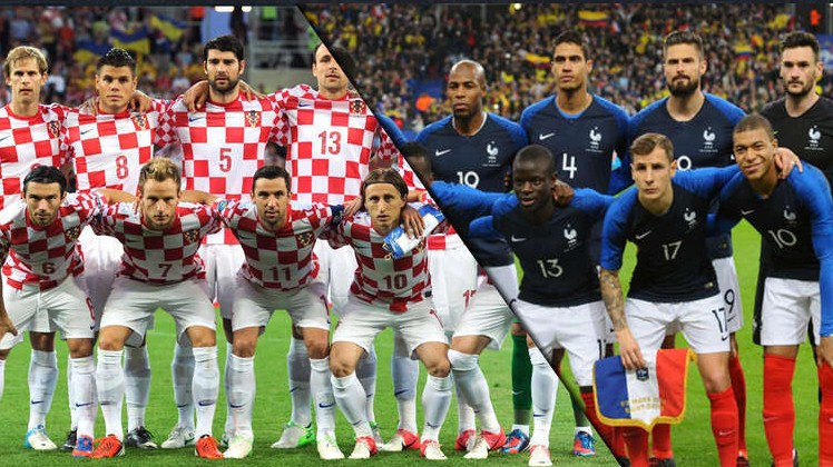 الفيفا يكشف ألوان كرواتيا وفرنسا في