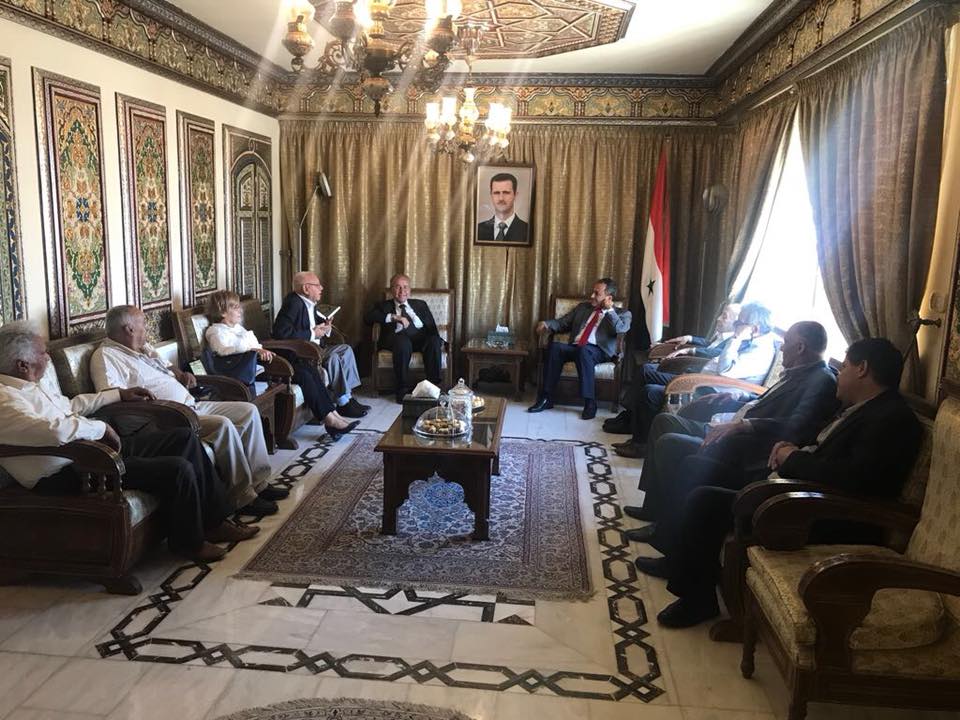 وفد من مناهضة الصهيونية والعنصرية يزور