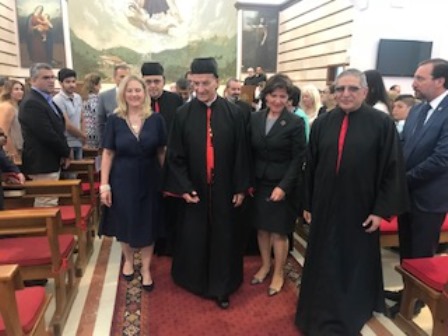 البطريرك الراعي يحيي الأردن