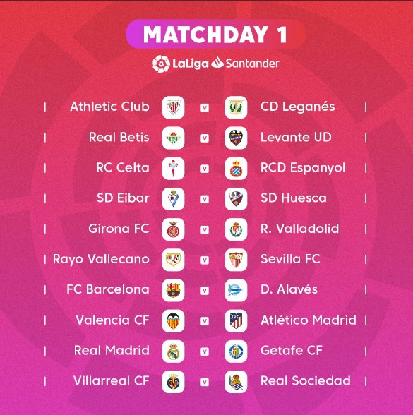 الاتحاد الاسباني يعلن موعد «الكلاسيكو» ومباريات