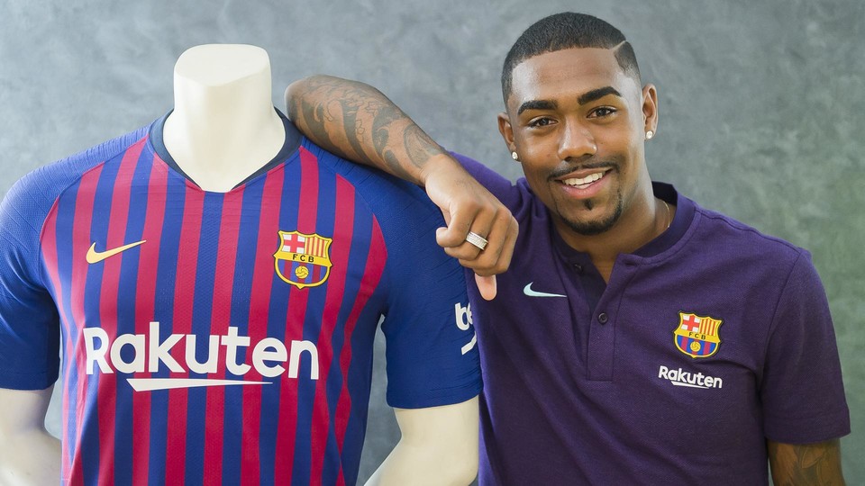مالكوم يستعد للظهور الأول بقميص برشلونة