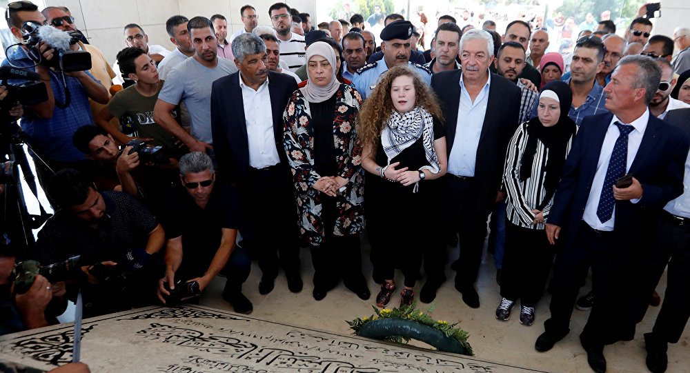 بعد إطلاق سراحها.. .عهد التميمي في