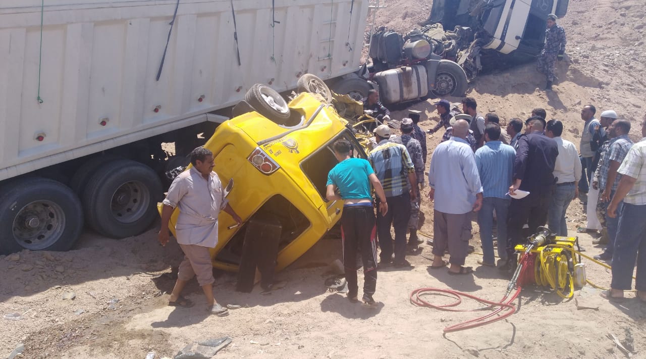 6 وفيات وإصابة بتصادم باص بريجو