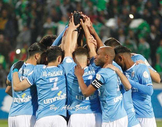 حكم مباراة الفيصلي والطائي السعودي يوقف