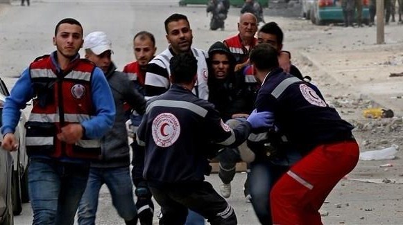 اربعة جرحى بقصف الاحتلال شمال غزة