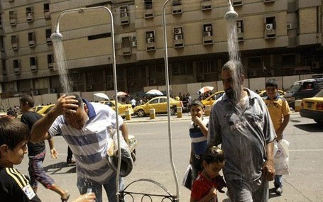 أعلى درجة للحرارة على سطح الأرض