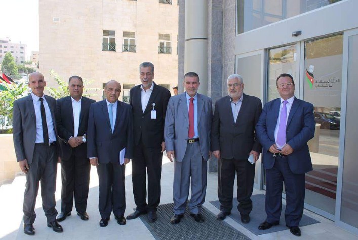 الائتلاف الوطني للاحزاب السياسية يزور الهيئة