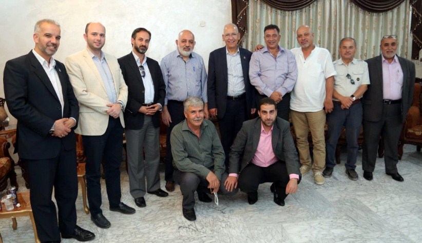 حريات «المهندسين» تزور غسان دوعر (صور)