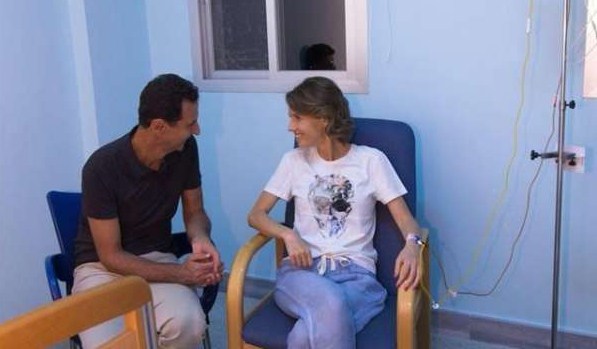 الرئاسة السورية تعلن إصابة أسماء الأسد