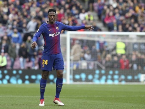 برشلونة يعلن رحيل ياري مينا إلى